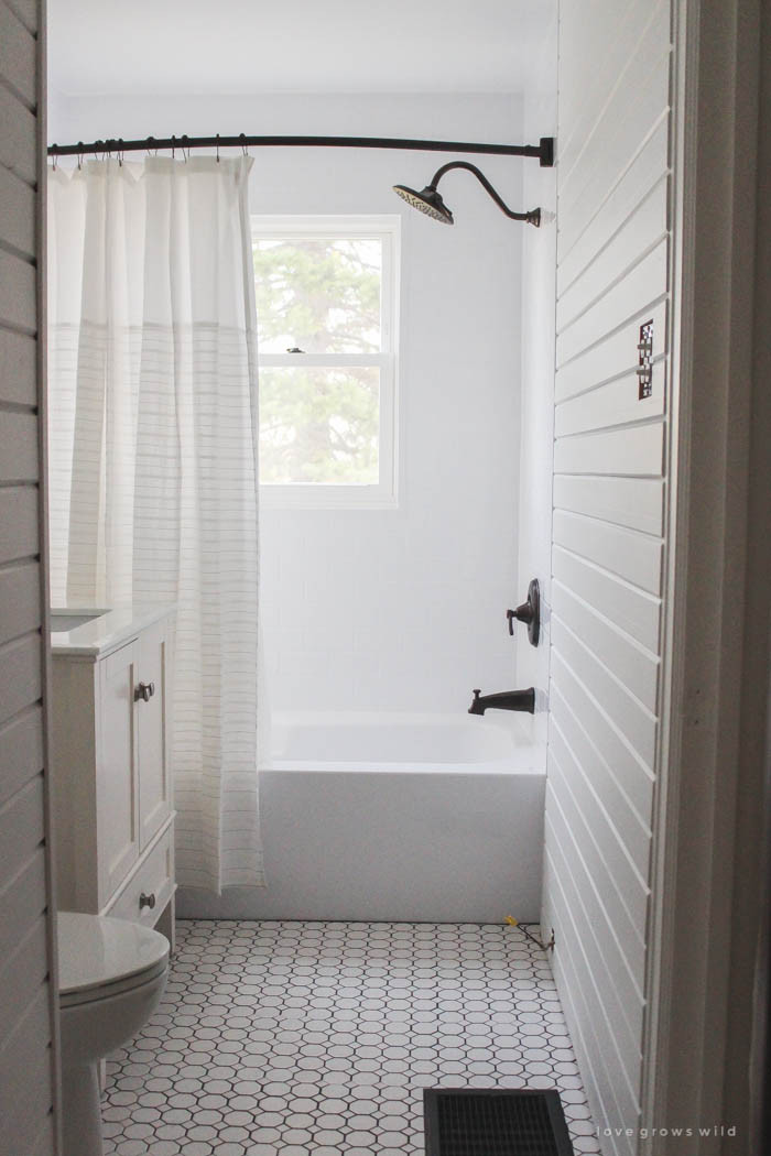 Shower For Small Bathroom
 Bathroom Makeover Series Love Grows Wild