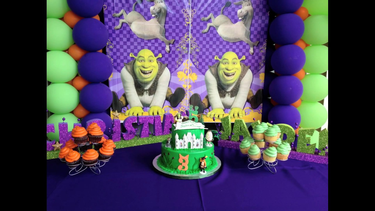 Shrek Birthday Party
 Shrek Theme Party Decor DreamARK Events