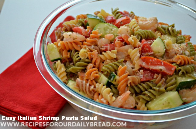 Shrimp Pasta Salad Italian Dressing
 EASY PASTA SALAD ITALIAN SHRIMP