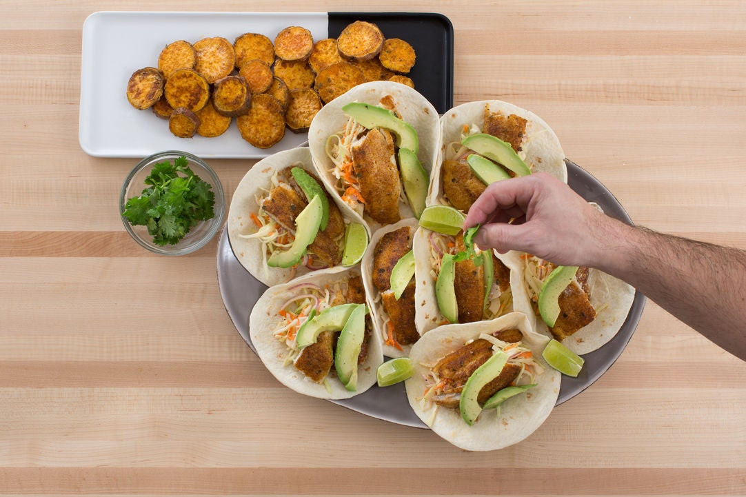 Side Dishes Fried Catfish
 Recipe Catfish Tacos & Coleslaw with Spicy Roasted Sweet