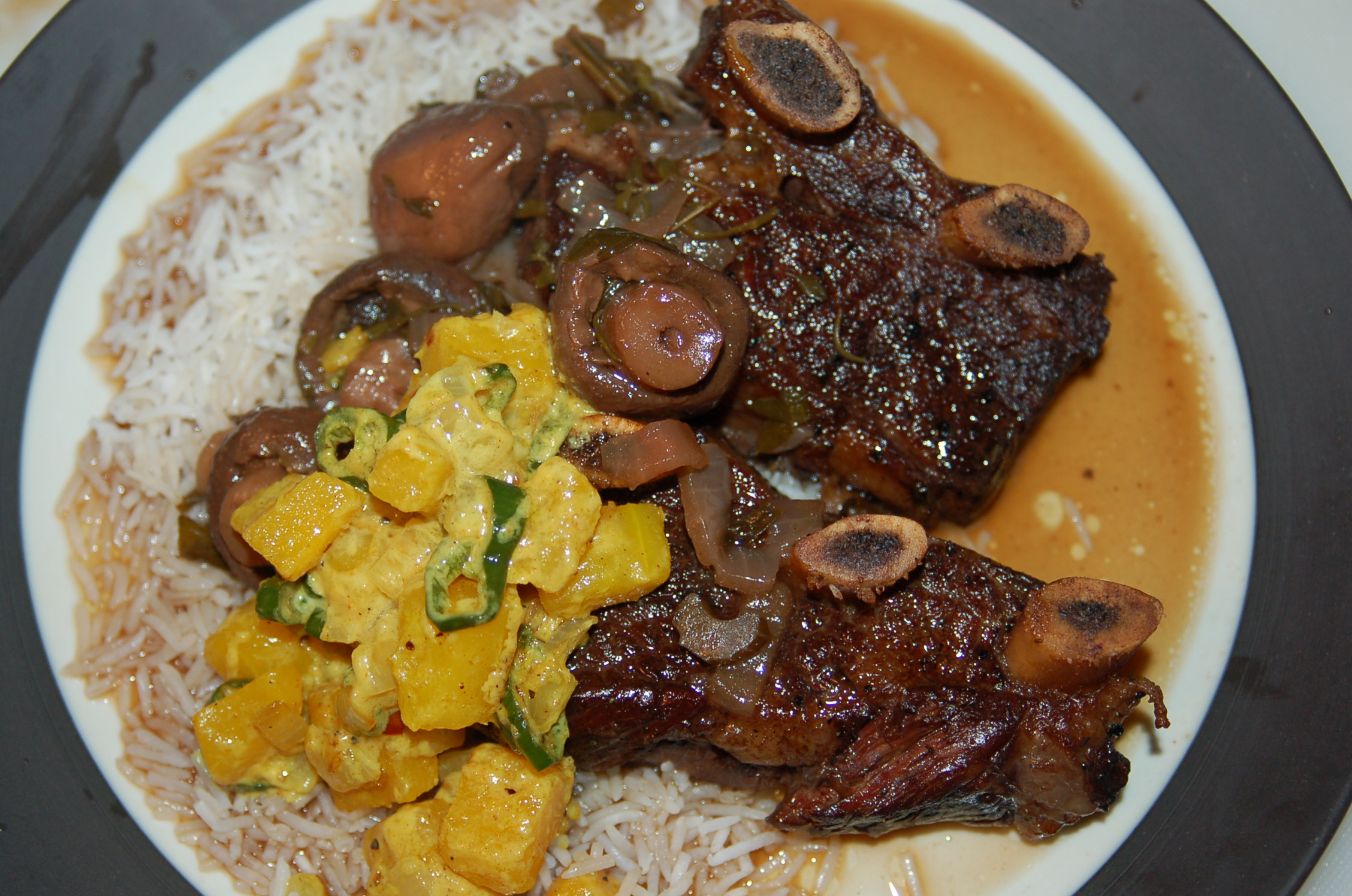 Side Dishes With Ribs
 Magical Braised Short Ribs with Optional Squash & Pepper