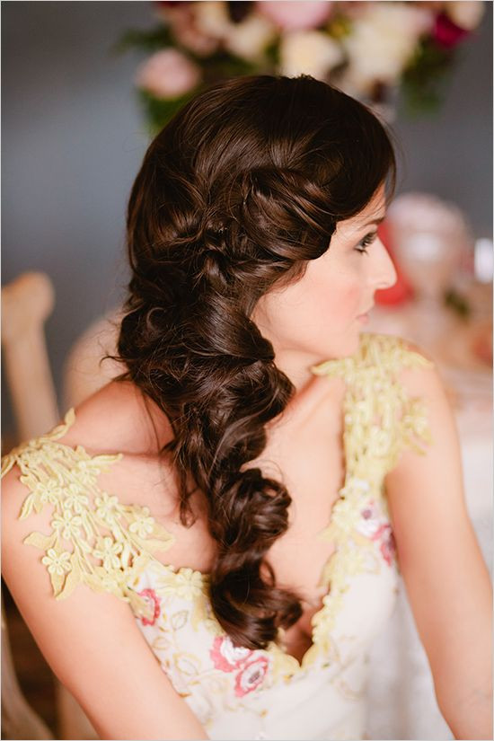 Side Swept Hairstyle For Wedding
 15 Romantic Bridal Hairstyles for the Season Pretty Designs