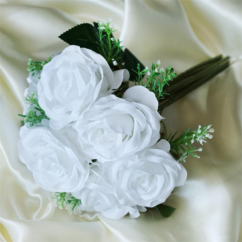 Silk Wedding Flowers Cheap
 Silk ROSES Artificial BOUQUETS Wedding Flowers