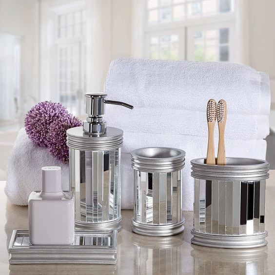 Silver Bathroom Decor
 15 Amazon s Best Silver Bathroom Accessories Set To Buy Now