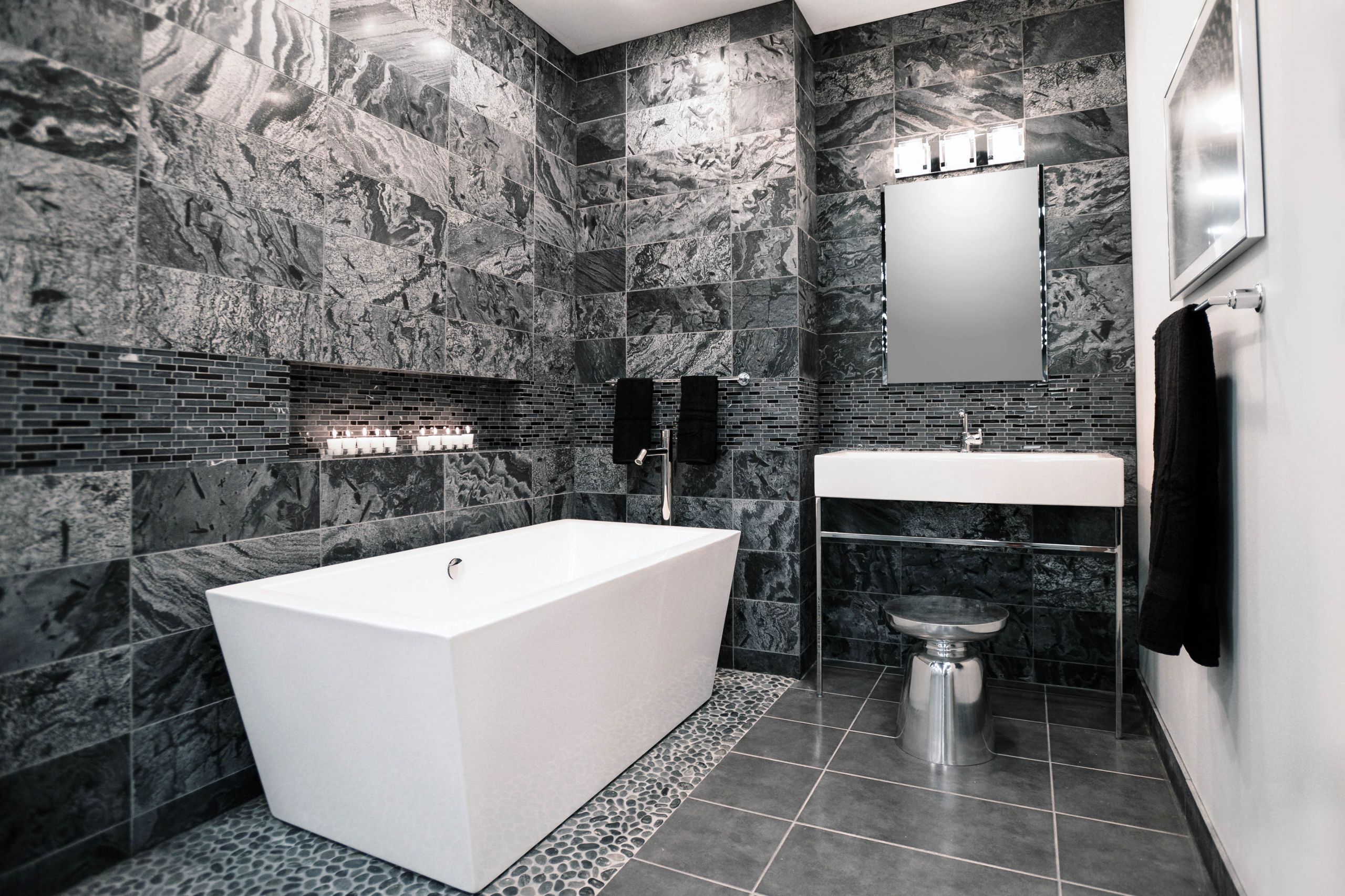 Silver Bathroom Decor
 The Tile Shop Introduces 2015 Design Preview Providing