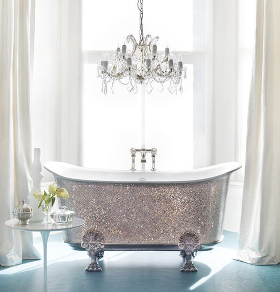 Silver Bathroom Decor
 23 Glam Bathroom Decor Ideas To Swoon Over DigsDigs