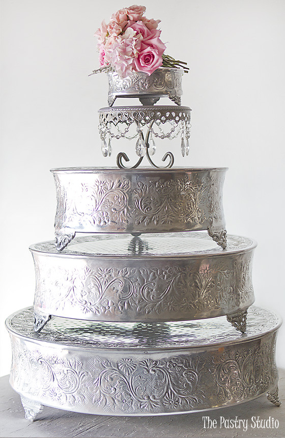 Silver Wedding Cake Stand
 ORNATE SILVER CAKE STANDS – ASSORTED