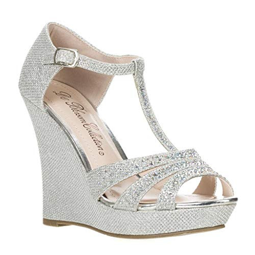 Silver Wedge Shoes For Wedding
 Silver Wedges for Wedding Amazon