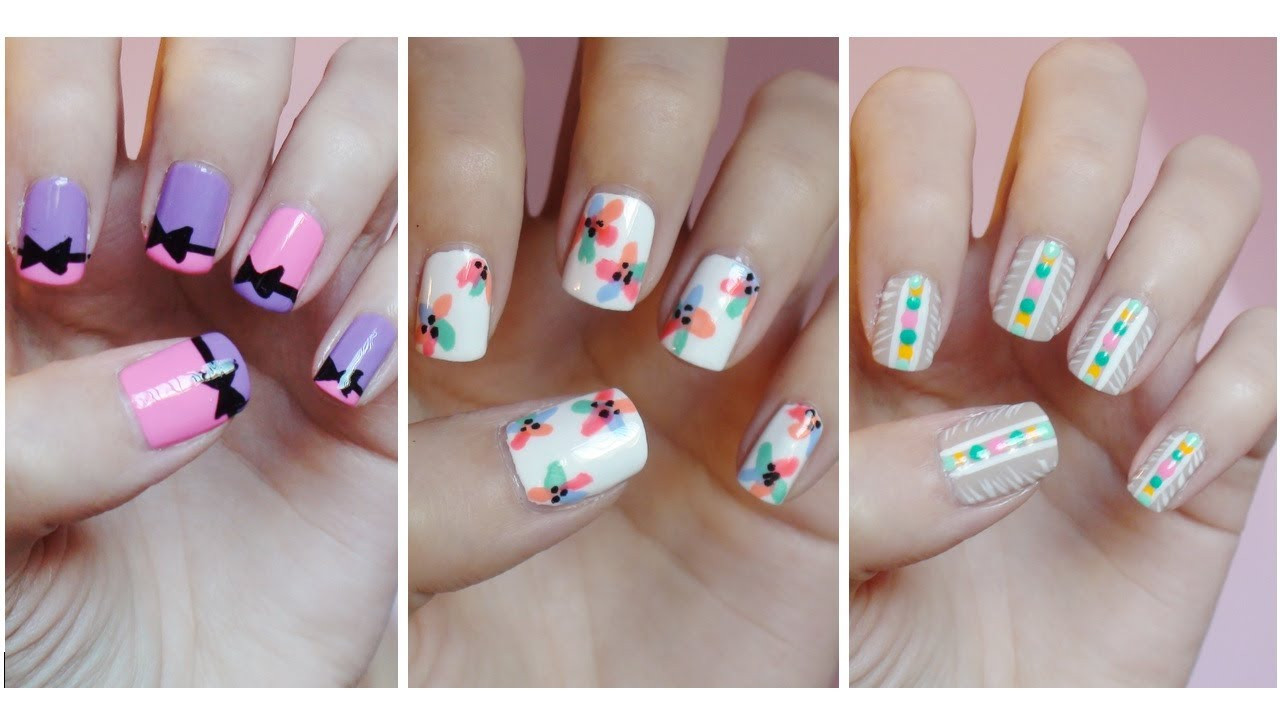 Simple And Easy Nail Designs
 Easy Nail Art For Beginners 8