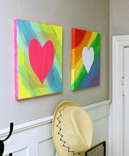 Simple Art For Kids
 Easy Canvas Art Kid Friendly Crafts