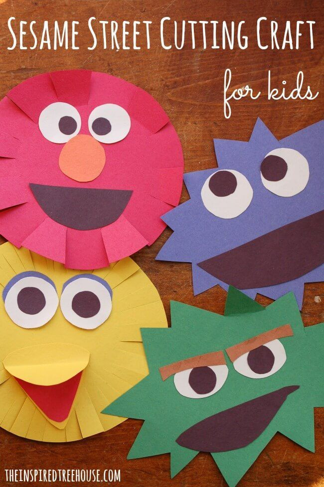 Simple Art Projects For Preschool
 SIMPLE SESAME STREET CRAFT FOR KIDS