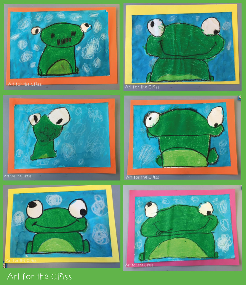Simple Art Projects For Preschool
 Last week my class made these adorable frog artworks We