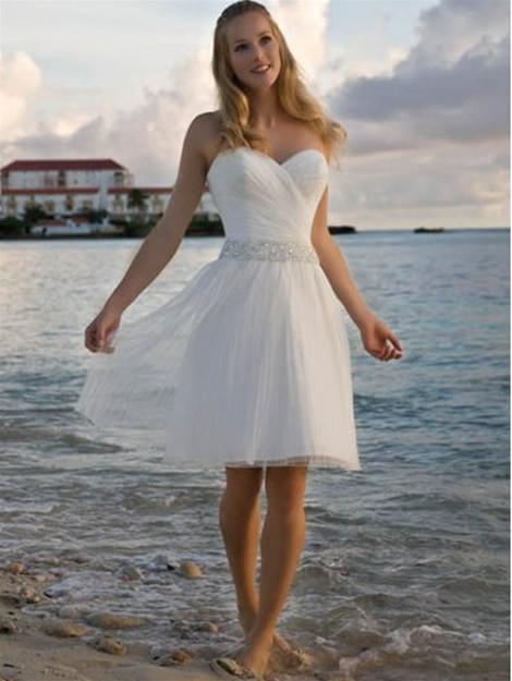 Simple Beach Wedding
 Dream Wedding Place Beach Wedding Dress Styles