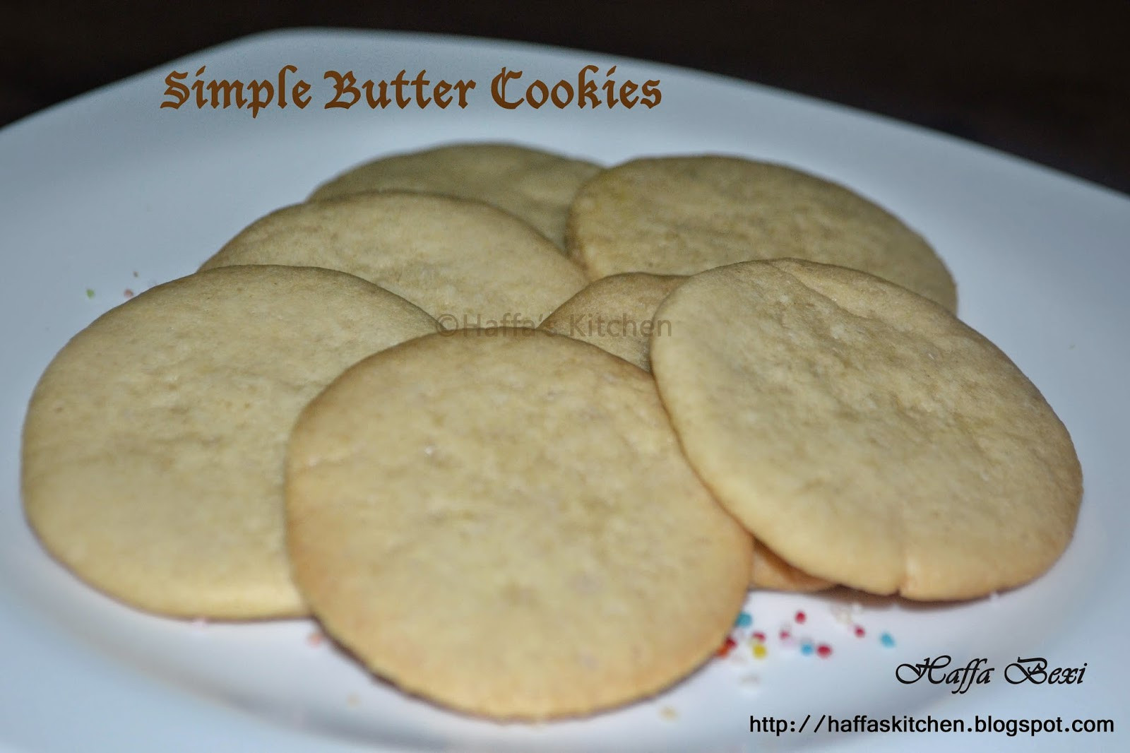 Simple Butter Cookies
 Simple Butter Cookies