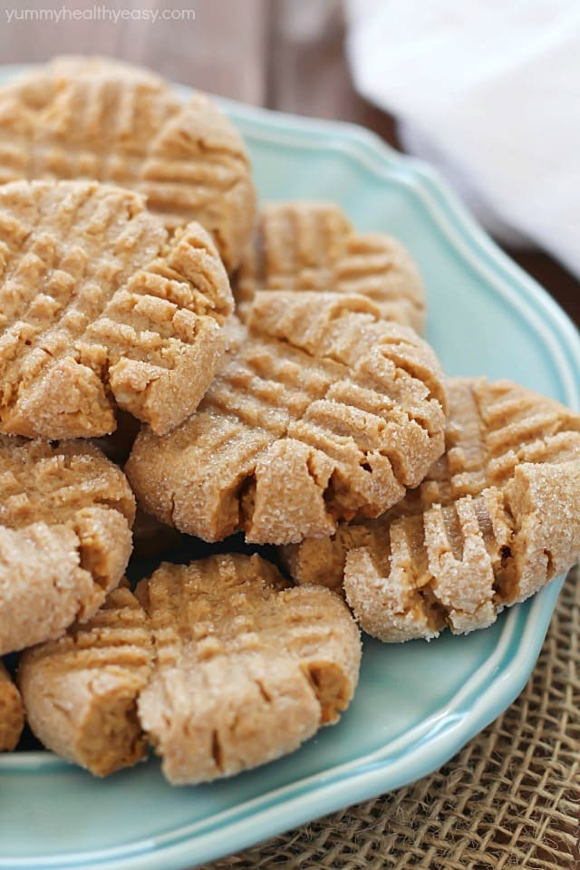 Simple Butter Cookies
 Healthier Easy Peanut Butter Cookies Yummy Healthy Easy