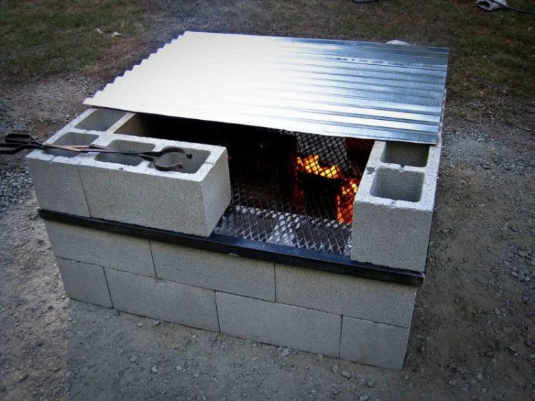 Simple Cinder Block Fire Pit
 Cinder Block Fire Pits Types Design Ideas and Tips How