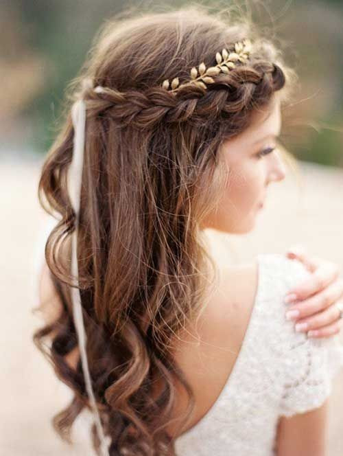 Simple Hairstyles For Brides
 10 Pretty Braided Wedding Hairstyles crazyforus