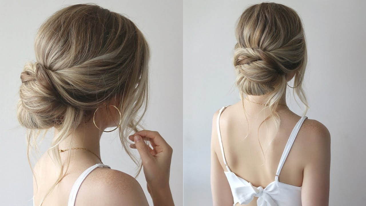 Simple Hairstyles For Brides
 HOW TO SIMPLE UPDO