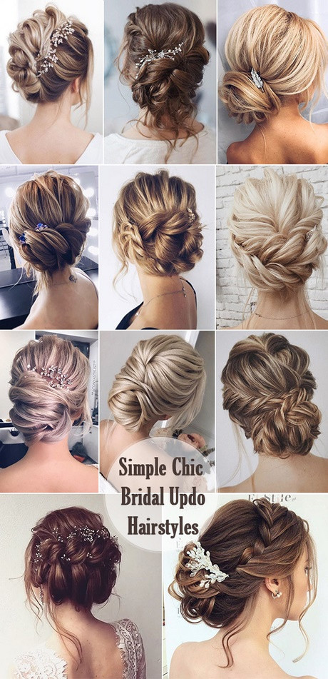 Simple Hairstyles For Brides
 Simple wedding hairstyles for bridesmaids