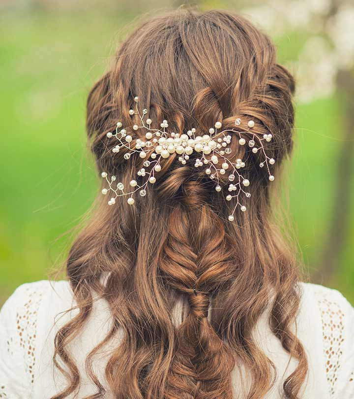 Simple Hairstyles For Brides
 50 Simple Bridal Hairstyles For Curly Hair