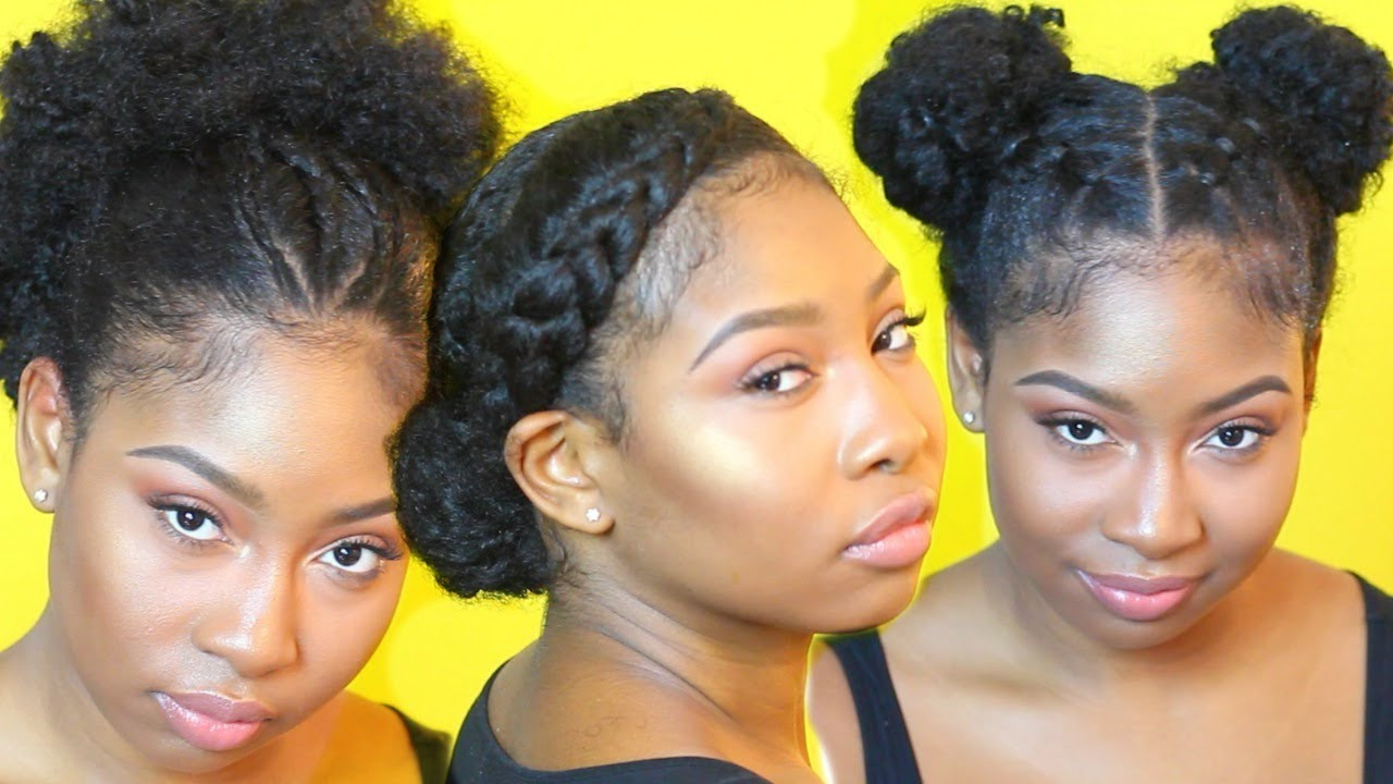 Simple Hairstyles For Natural Hair
 5 Easy Hairstyles For Old or Failed Twist Out Natural