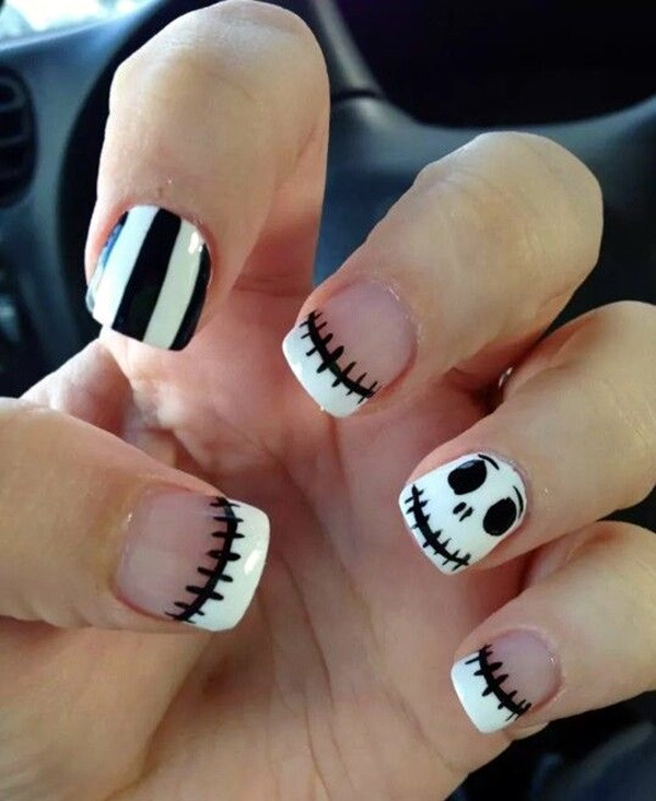 Simple Halloween Nail Designs
 Latest 45 Easy Nail Art Designs for Short Nails 2016