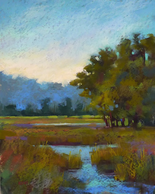 Simple Landscape Painting
 Painting My World A Simple Start for a Pastel Painting