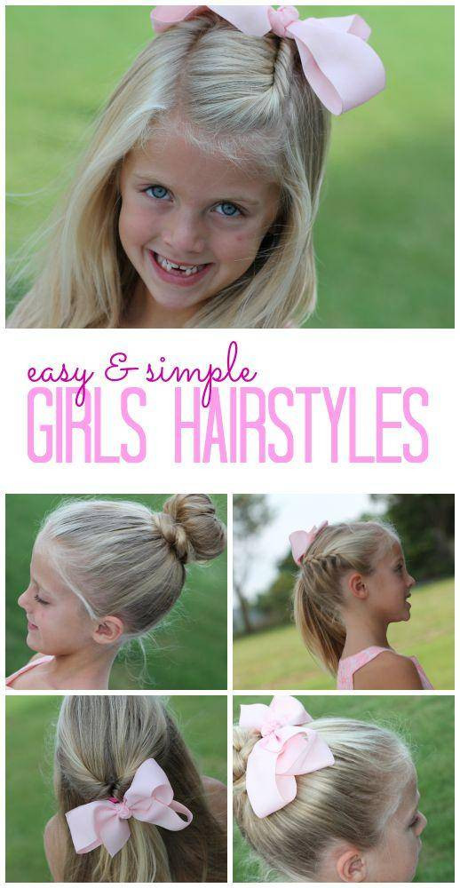 Simple Little Girl Hairstyles
 Easy Girls Hairstyles for Back to School