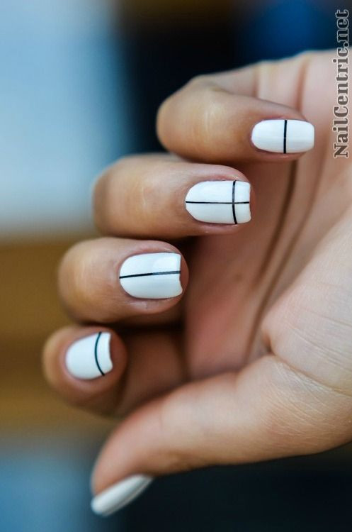 Simple White Nail Designs
 8 Subtle and Oh So Simple Nail Art Designs