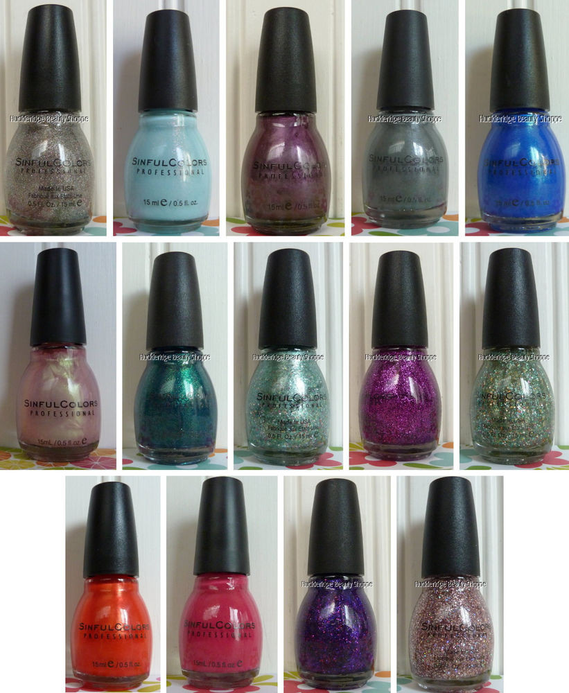 Sinful Nail Colors
 ONE NEW SINFUL COLORS NAIL ENAMEL POLISH YOU PICK