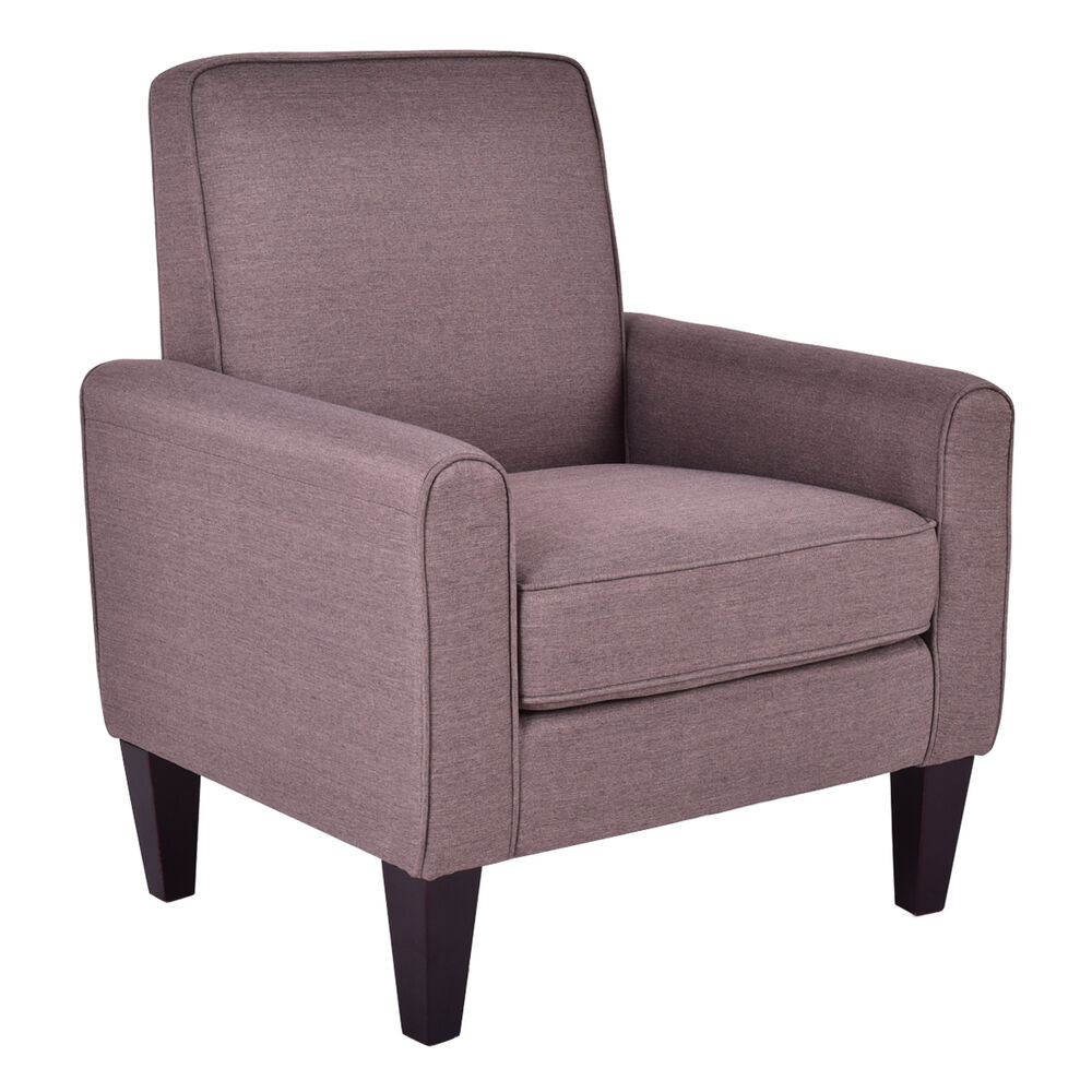 Single Chairs For Living Room
 Accent Single Sofa Fabric Upholstered Leisure Arm Chair