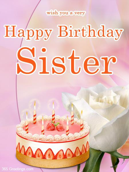 Sister Birthday Card
 birthday cards for sister Easyday