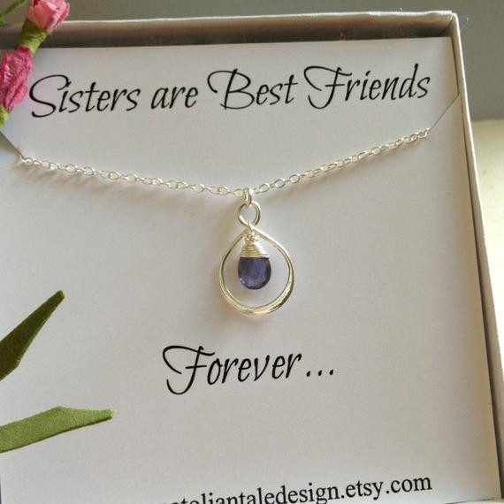 Sister Birthday Gift
 Items similar to Sister Gift Sisters Infinity Necklace