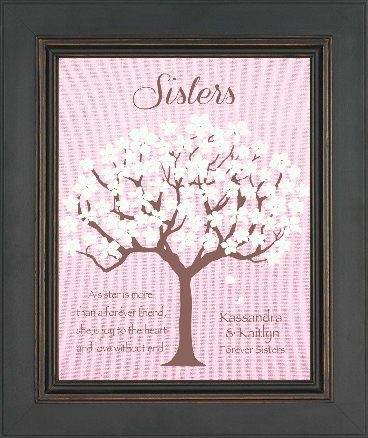 Sister Birthday Gifts
 SISTERS Personalized Gift Birthday Gift for Sister Wedding