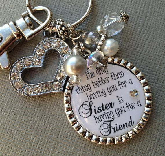 Sister Birthday Gifts
 SISTER t PERSONALIZED wedding quote birthday t maid of