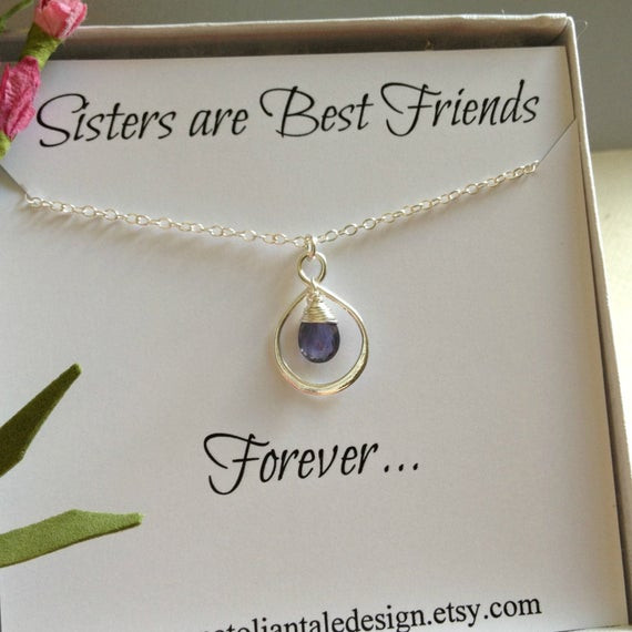 Sister Birthday Gifts
 Items similar to Sister Gift Sisters Infinity Necklace