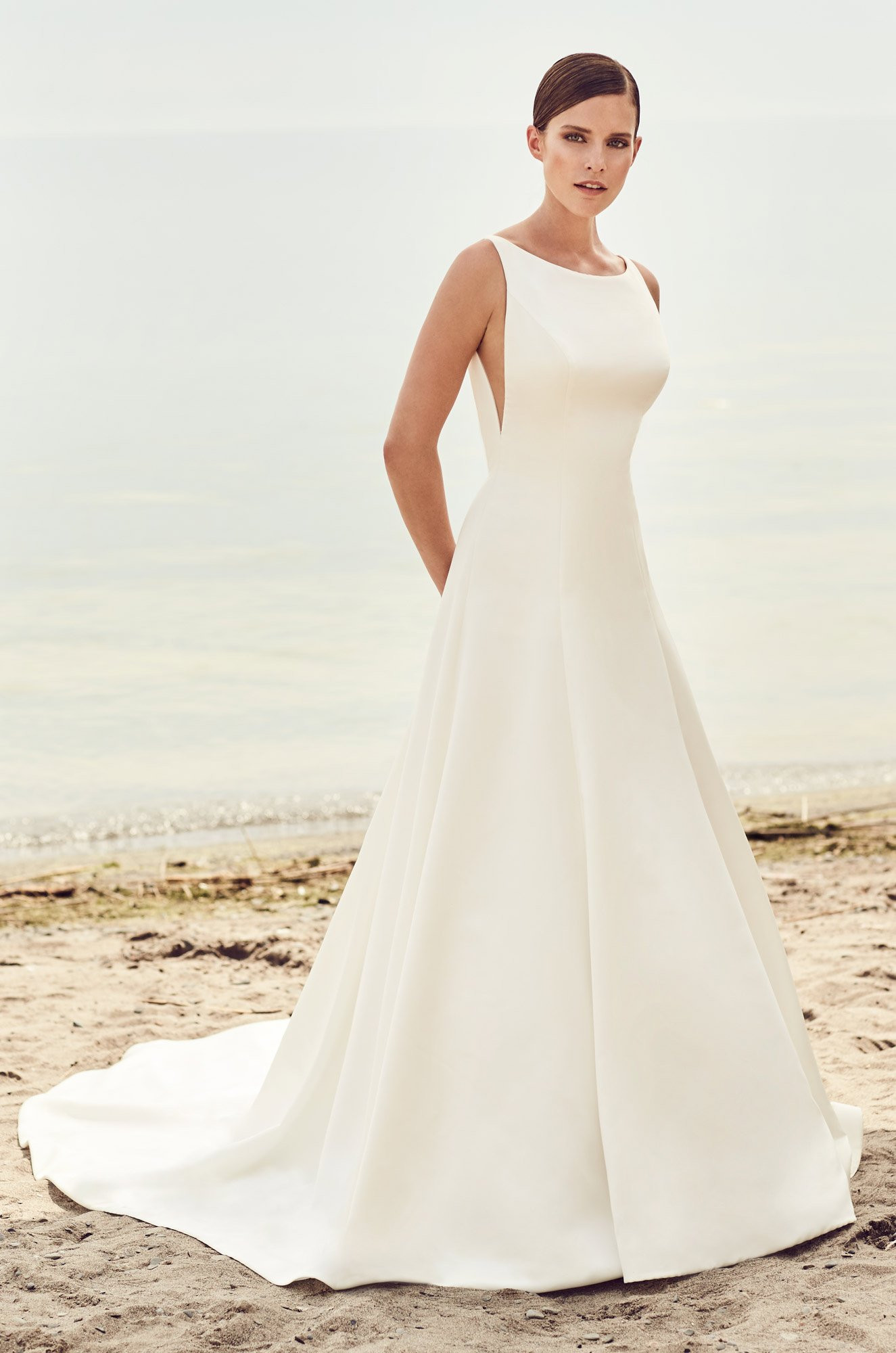 Sleek Wedding Dresses
 Sleek Modern Wedding Dress Style 2115