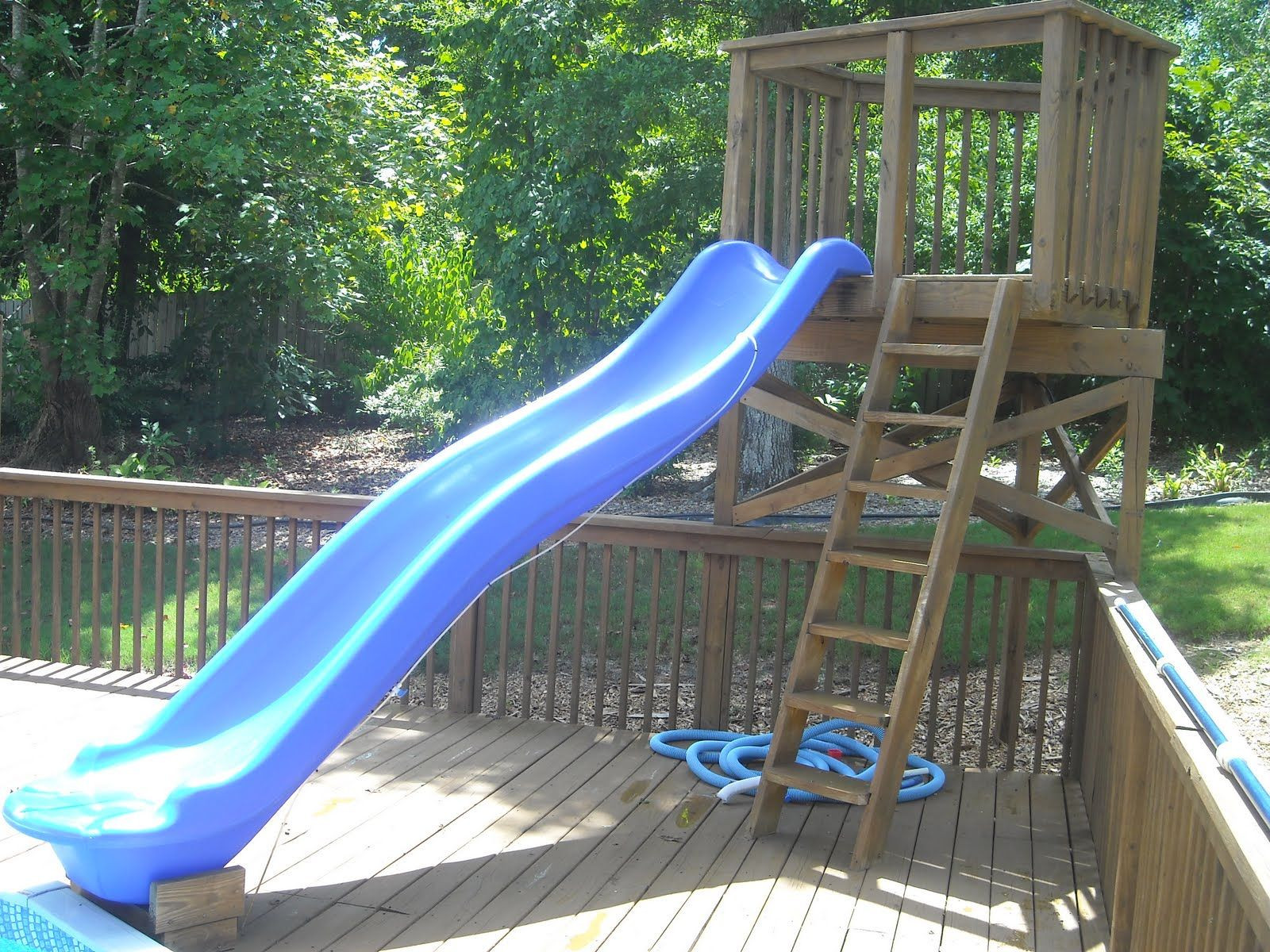 Slide For Above Ground Pool
 diy pool slide
