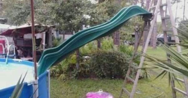 Slide For Above Ground Pool
 pool ladder with slide above ground diy Google Search