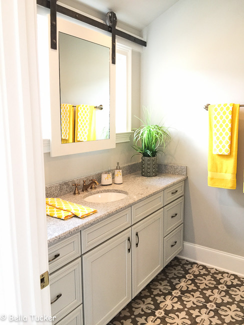 Sliding Bathroom Mirror
 Bathroom Mirror with Barn Door Hardware Bella Tucker