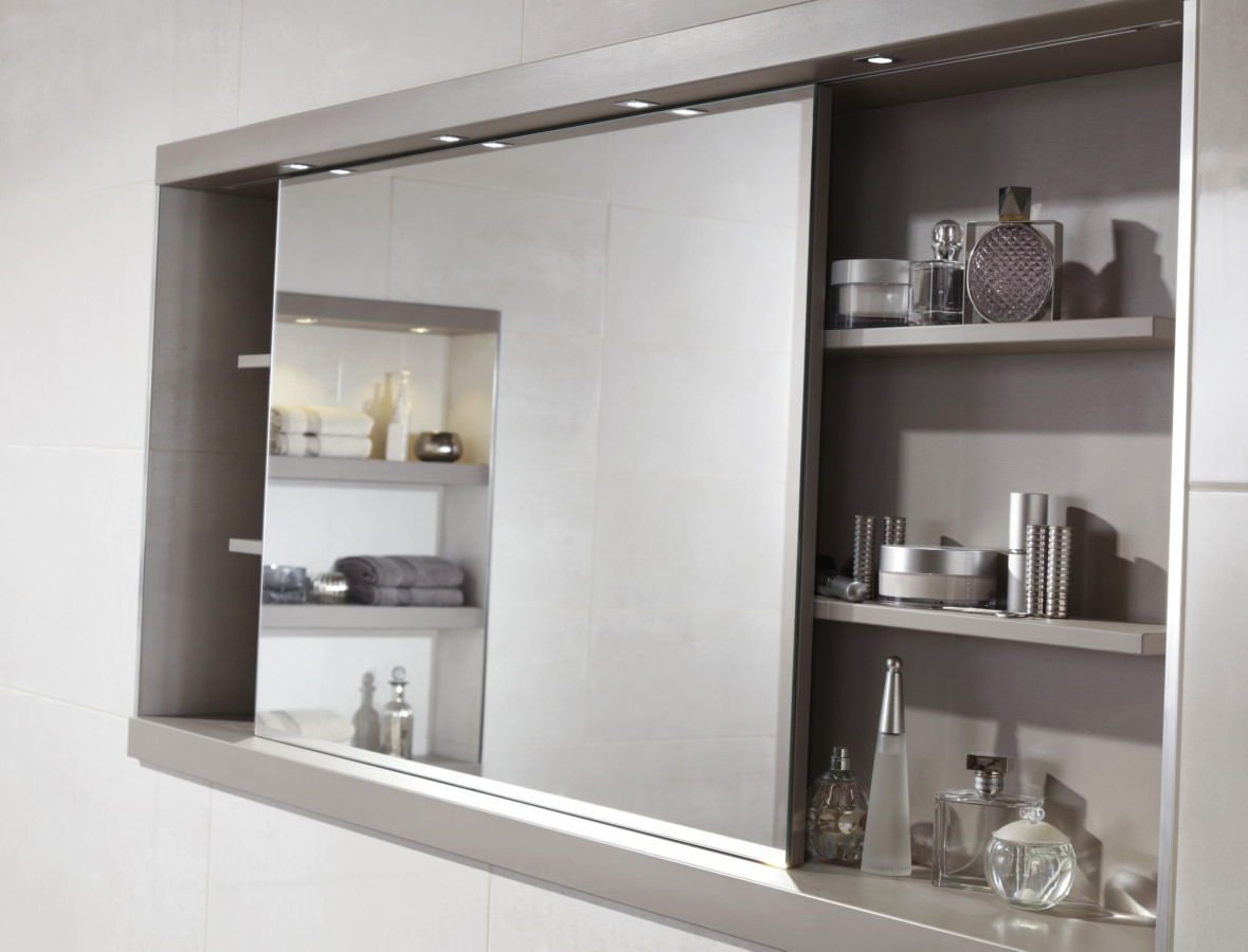 Sliding Bathroom Mirror
 Utopia 1200mm Sliding Mirror Cabinet