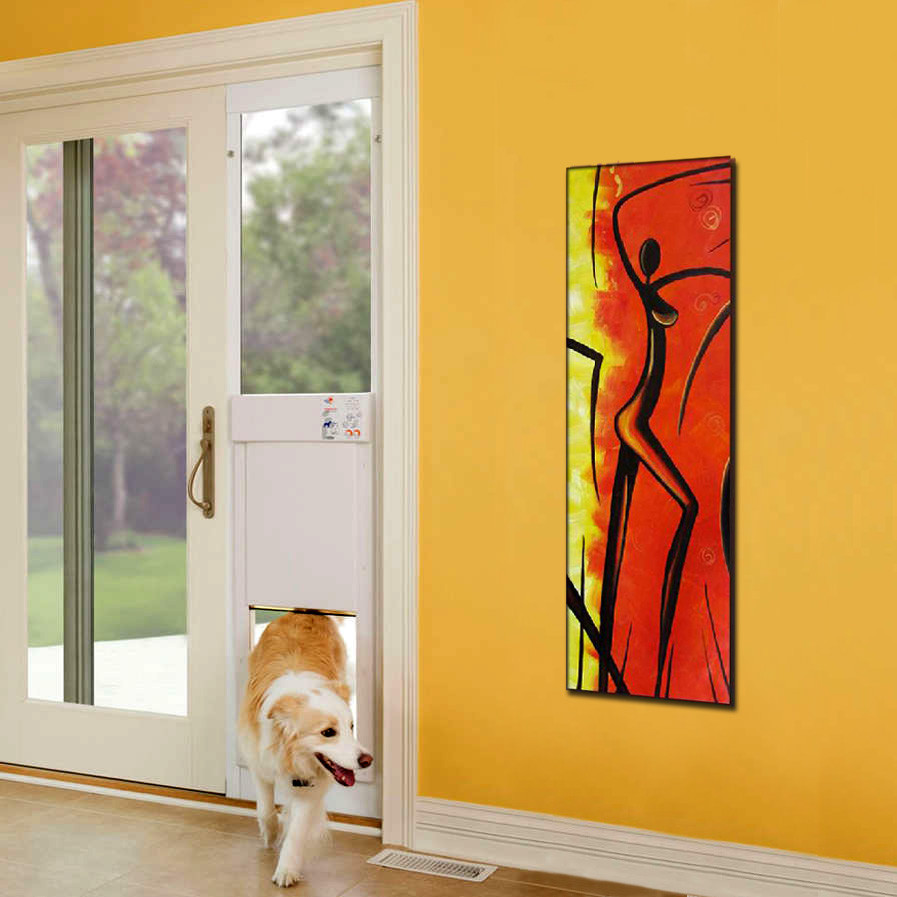 Sliding Door Dog Door DIY
 Build a Dog Door for Sliding Glass Door TheyDesign