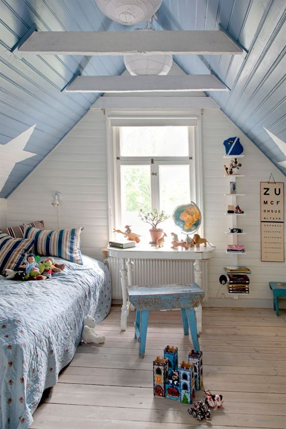 Small Attic Bedroom
 30 Cozy Attic Kids Rooms And Bedrooms Shelterness