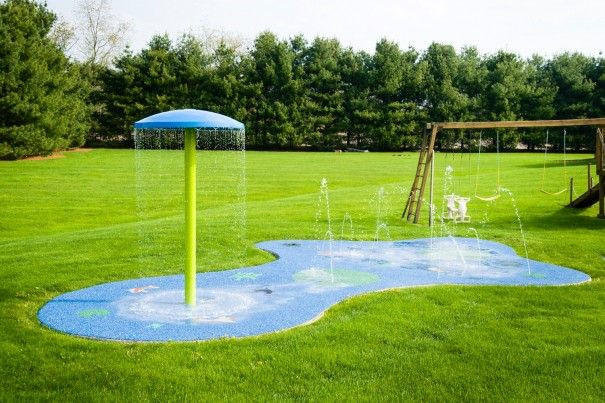 Small Backyard Splash Pad
 45 best Spray Park for backyard park daycare images on