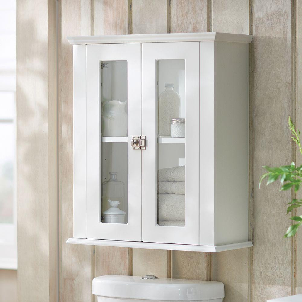 Small Bathroom Wall Cabinets
 Elegant Home Fashions Simon 22 1 2 in W x 24 in H x 15