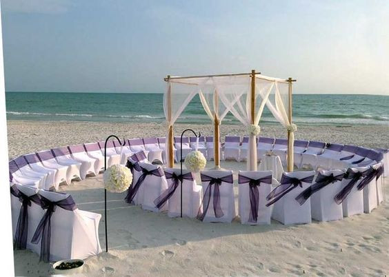 Small Beach Wedding
 4 Ideas For Small Wedding Ceremony Seating The SnapKnot Blog