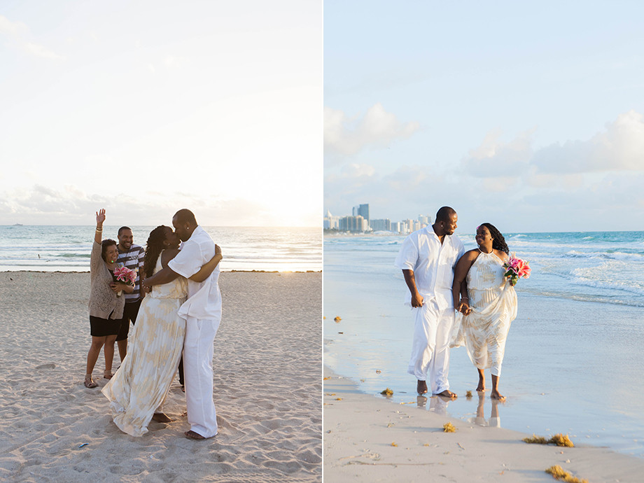 Small Beach Wedding
 Small Miami Beach Wedding – Salema and Jerome