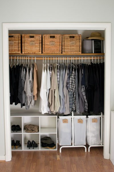 Small Bedroom Closet
 7 Tips to Make Your Small Closet Feel Twice as Big The