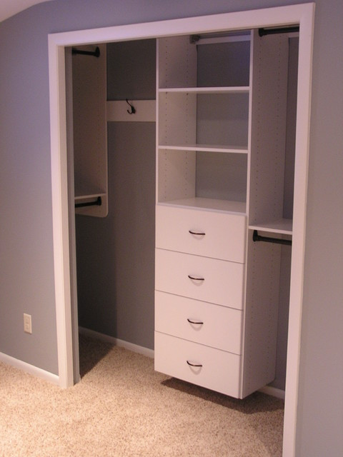 Small Bedroom Closet
 Guest Room Reach in Closet Traditional Closet Other