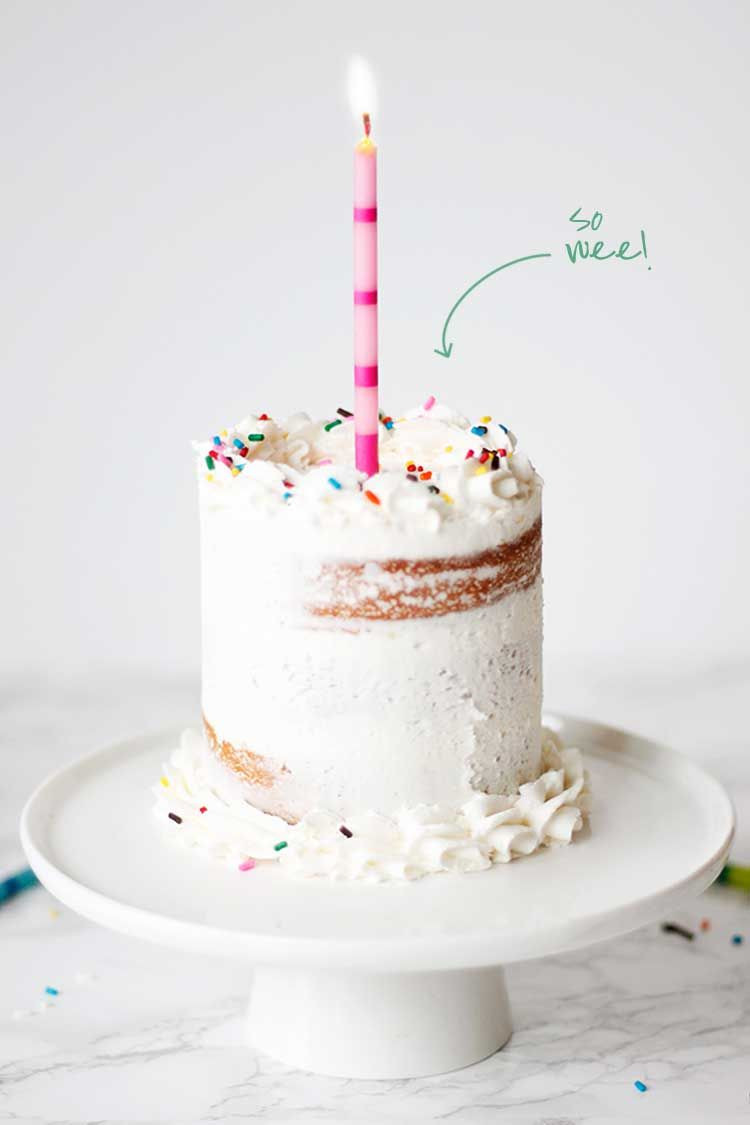 Small Birthday Cake Recipe
 Making Mini Birthday Cakes